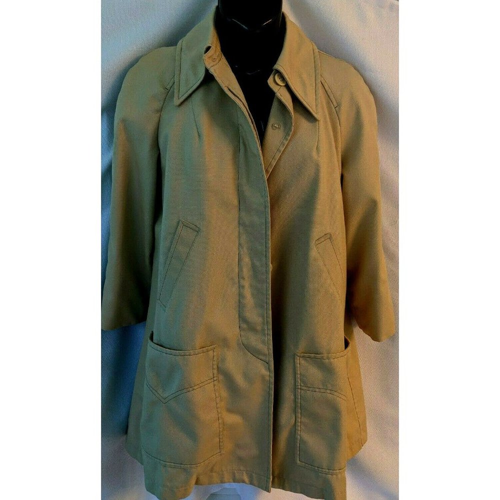 Vintage London Fog W's Trench Lined Size 14